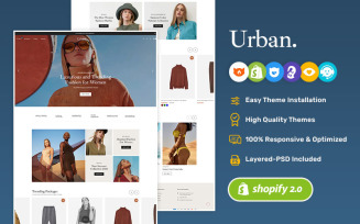Urban- Luxurious and Trending Fashion Shopify 2.0 Responsive Theme