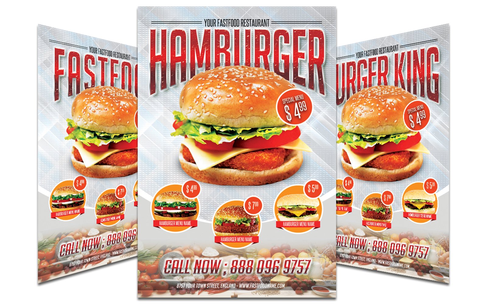 Kit Graphique #285327 Burger Dlicieux Divers Modles Web - Logo template Preview