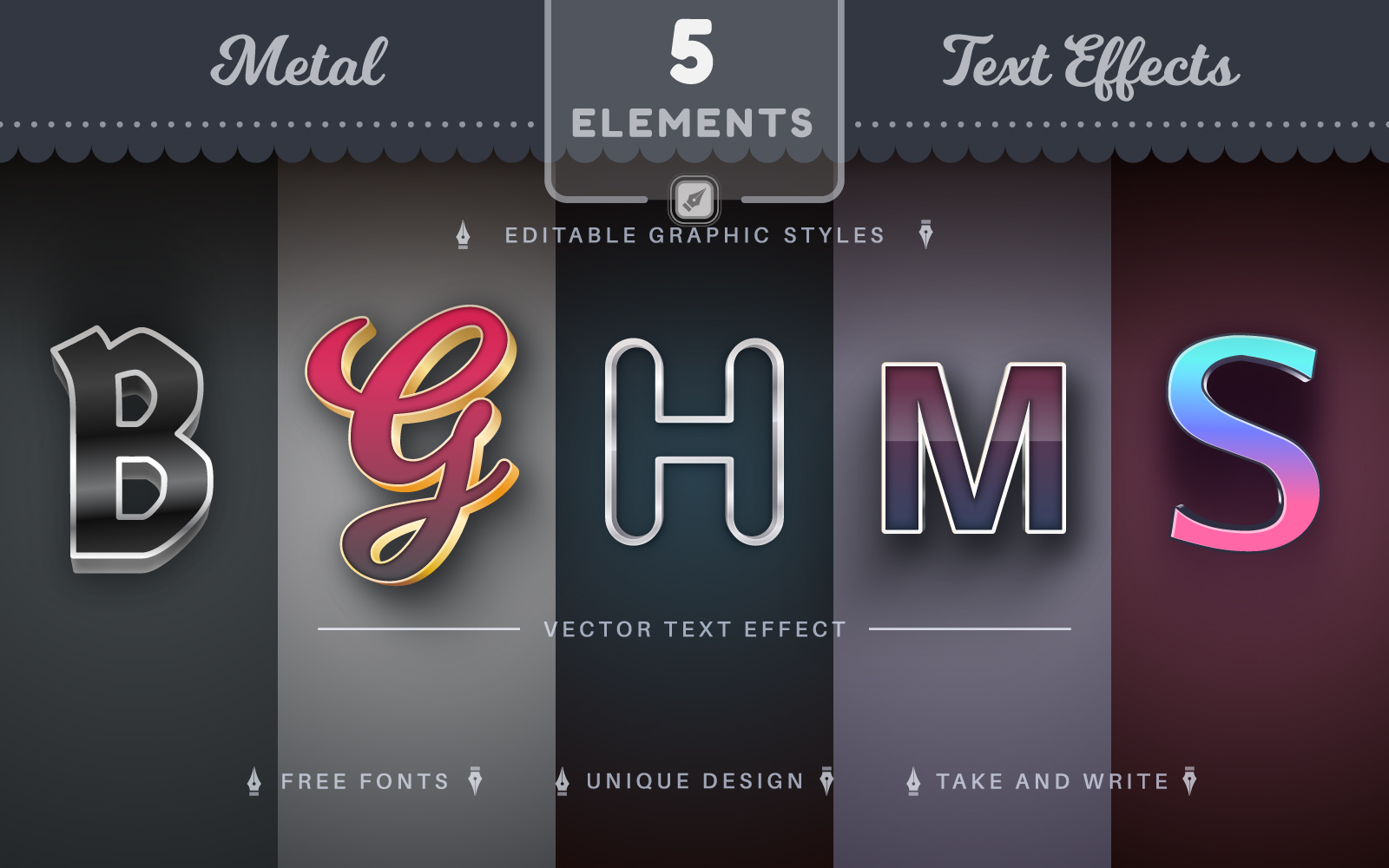 Template #285355 Effect Font Webdesign Template - Logo template Preview