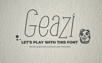 Geazi - Modern Serif Fonts