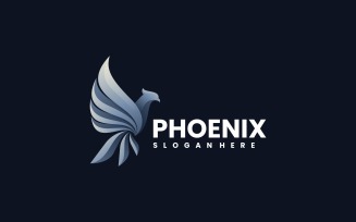 Phoenix Gradient Logo Design 1