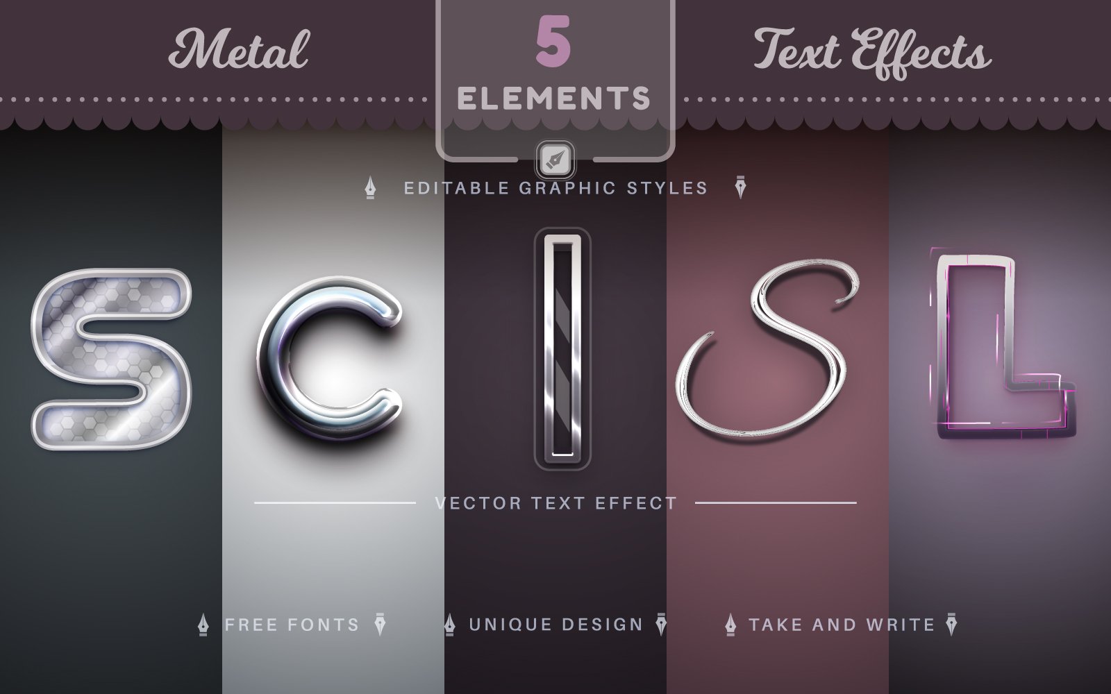 Template #285445 Effect Font Webdesign Template - Logo template Preview