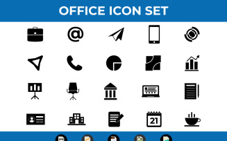 Business and Office Icons Vector Collections