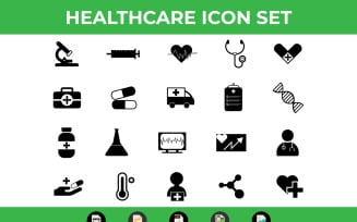 Healthcare and Medical Icons Vector and SVG