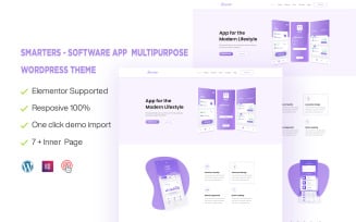 Smarters - Software 0r App Multipurpose & Responsive WordPress Theme