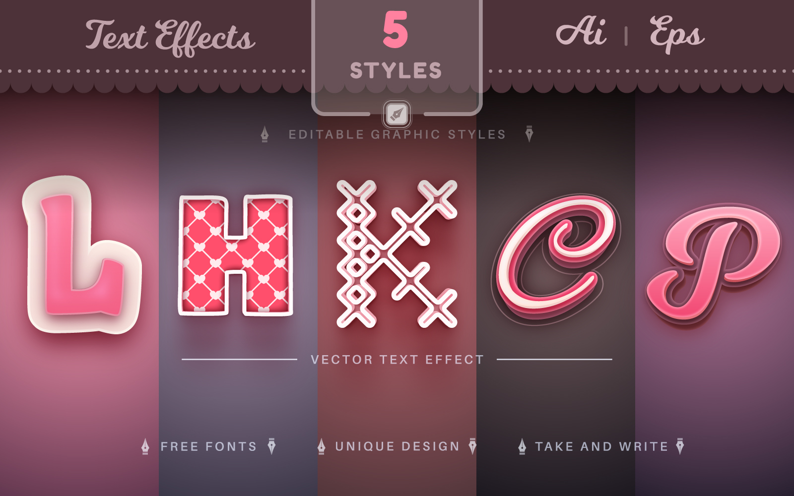 Template #285571 Effect Font Webdesign Template - Logo template Preview