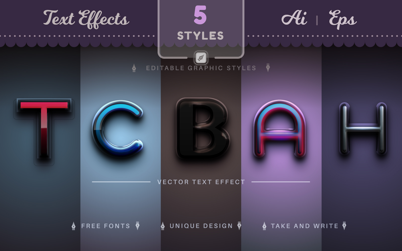 Kit Graphique #285598 Effet Font Web Design - Logo template Preview