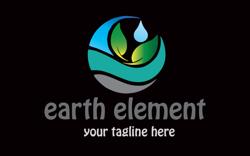 Earth Nature Element Logo Logo Template