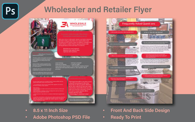 Wholesaler and Retailer Flier Template - Flyer Corporate Identity