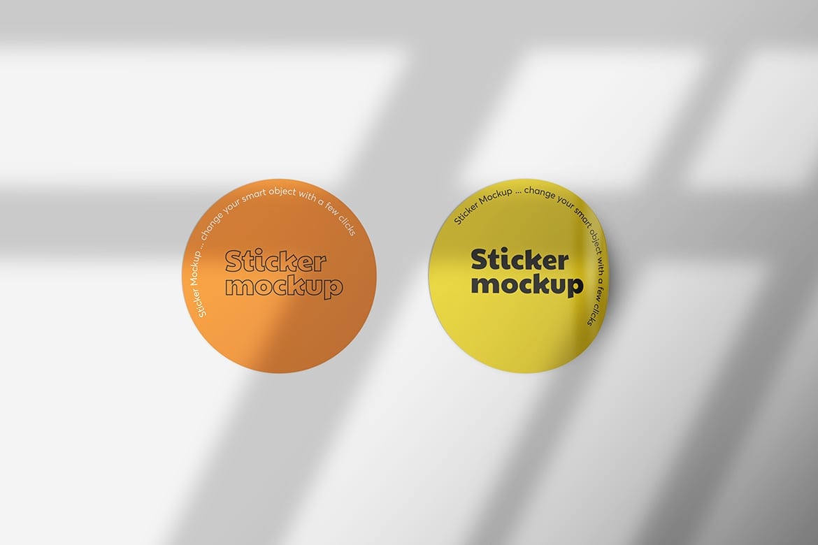 Kit Graphique #285657 Sticker Mockup Divers Modles Web - Logo template Preview