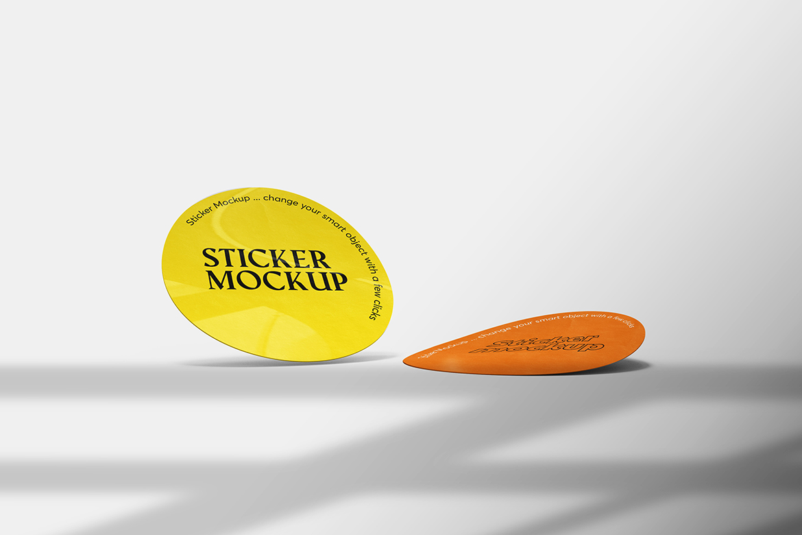 Kit Graphique #285663 Sticker Mockup Divers Modles Web - Logo template Preview