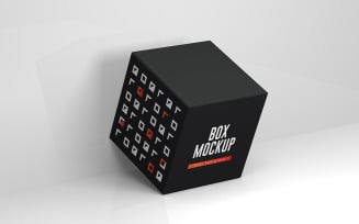 Cube Box Mockup Template Vol 19