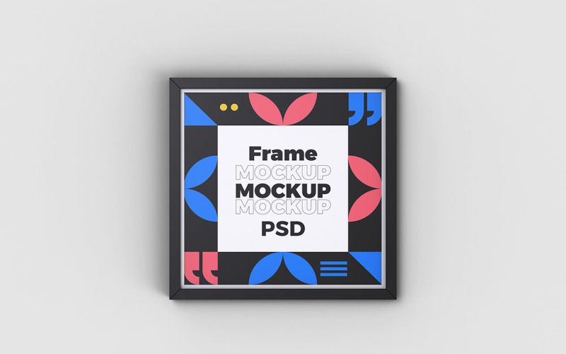 Square Frame Mockup Vol 01 Product Mockup