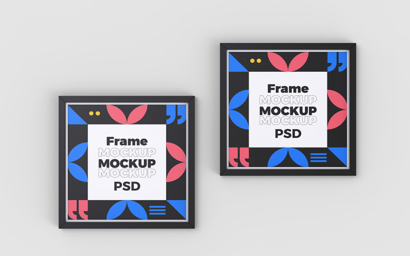 Square Frame Mockup Vol 02 Product Mockup