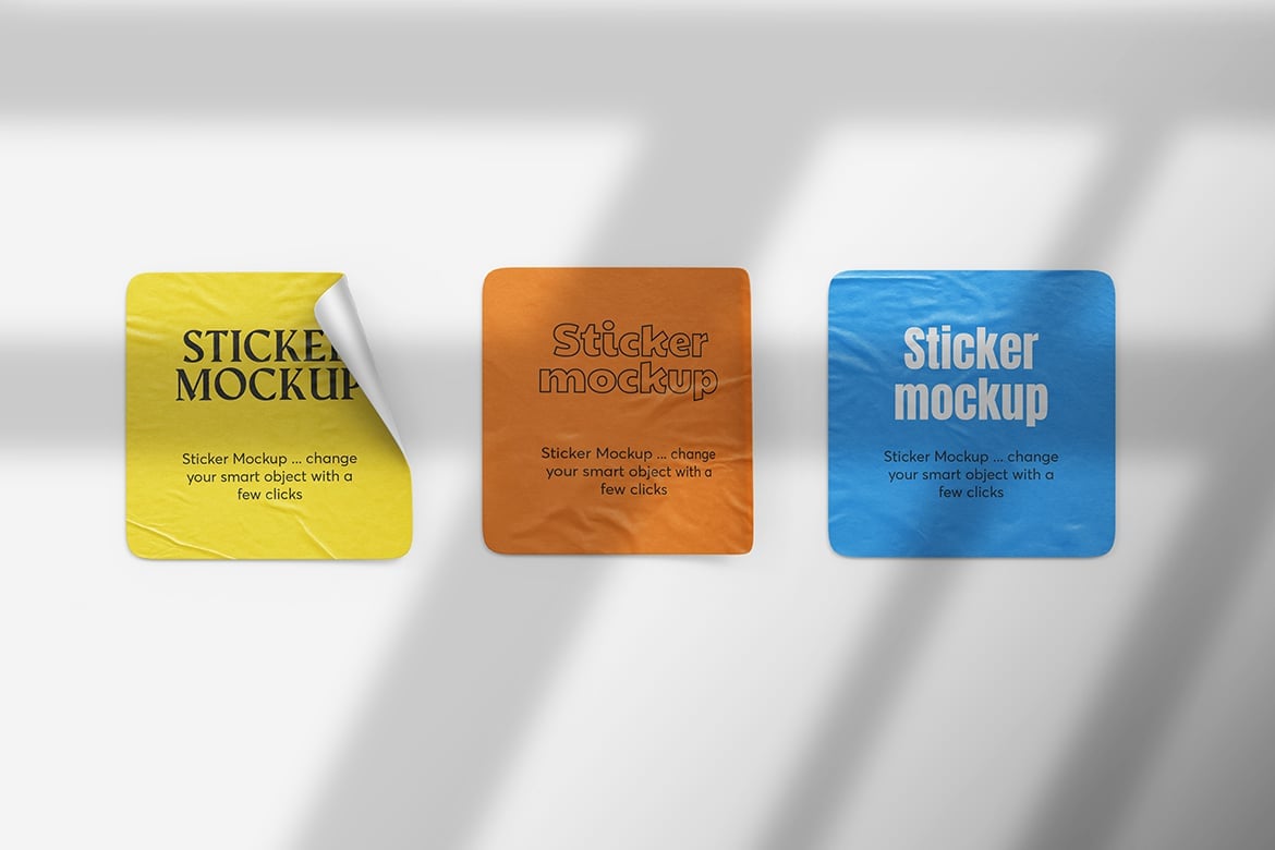 Kit Graphique #285729 Sticker Mockup Divers Modles Web - Logo template Preview