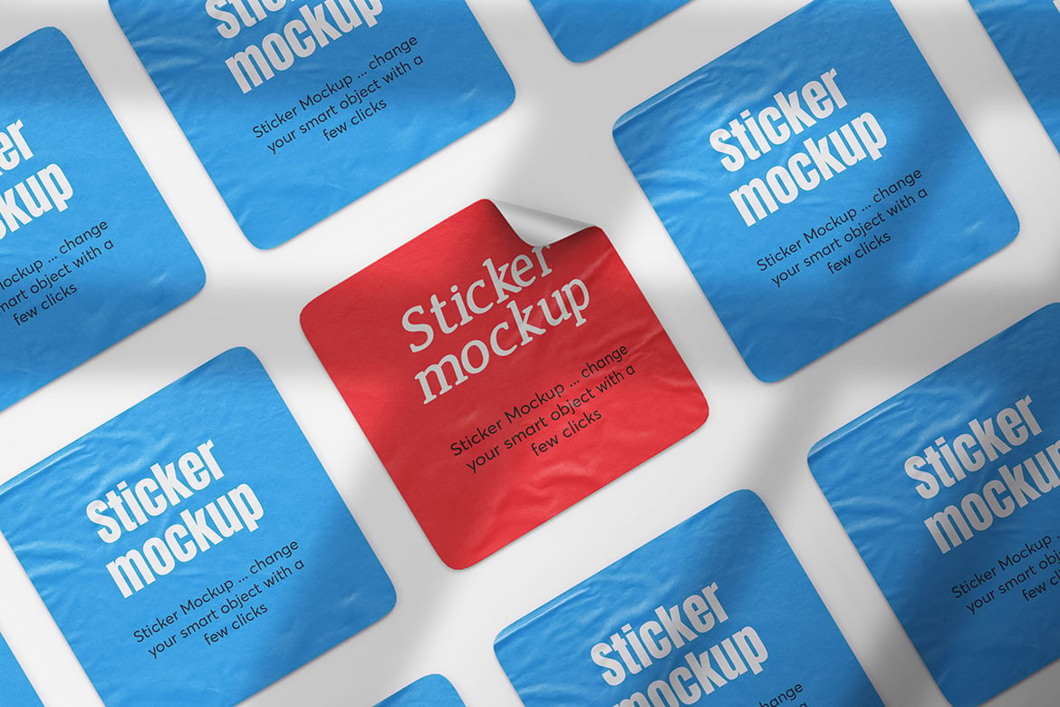 Kit Graphique #285743 Sticker Mockup Divers Modles Web - Logo template Preview