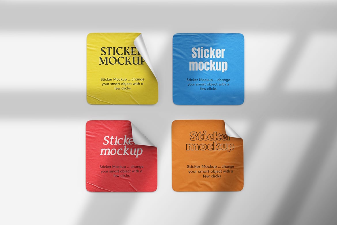 Kit Graphique #285745 Sticker Mockup Divers Modles Web - Logo template Preview