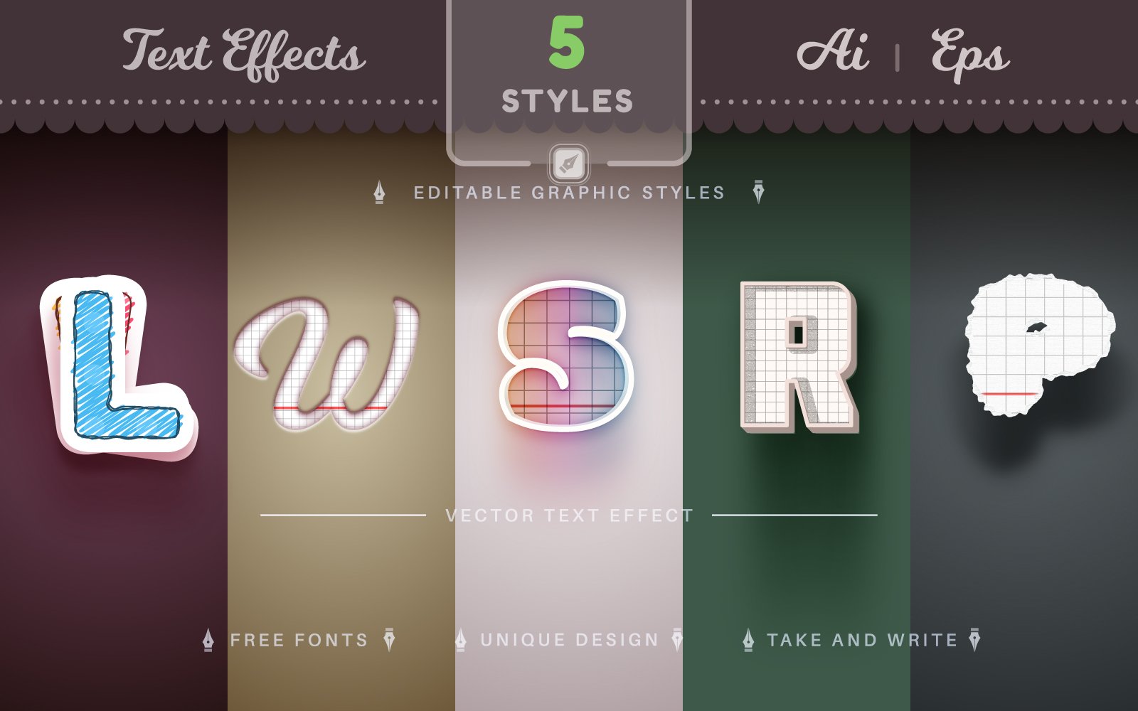 Kit Graphique #285759 Effet Font Web Design - Logo template Preview