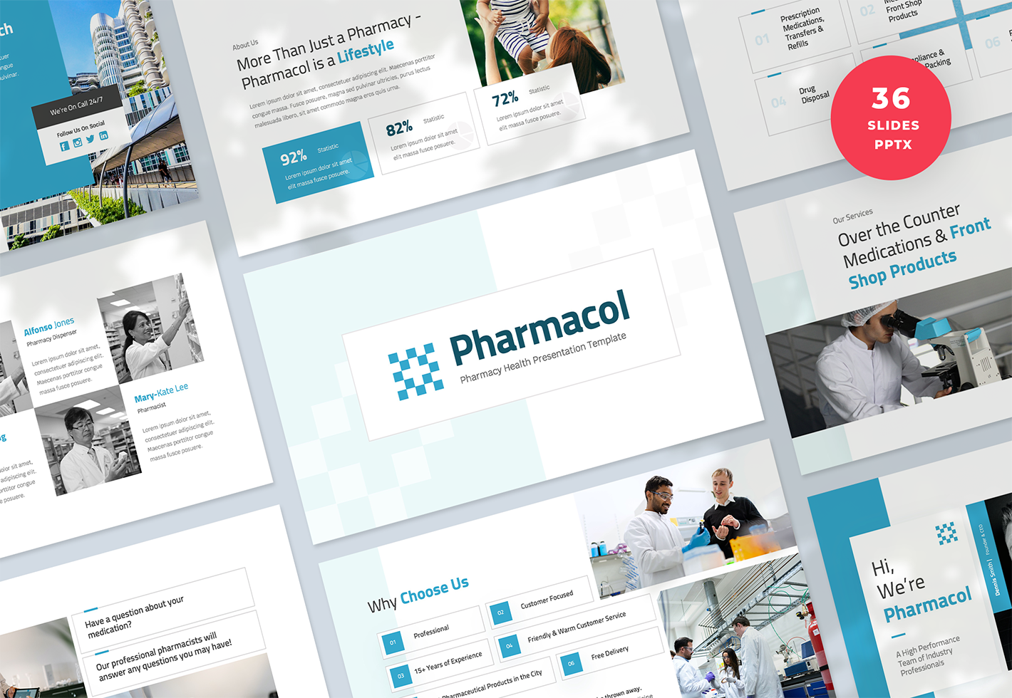 Kit Graphique #285779 Pharmacy Medicine Divers Modles Web - Logo template Preview