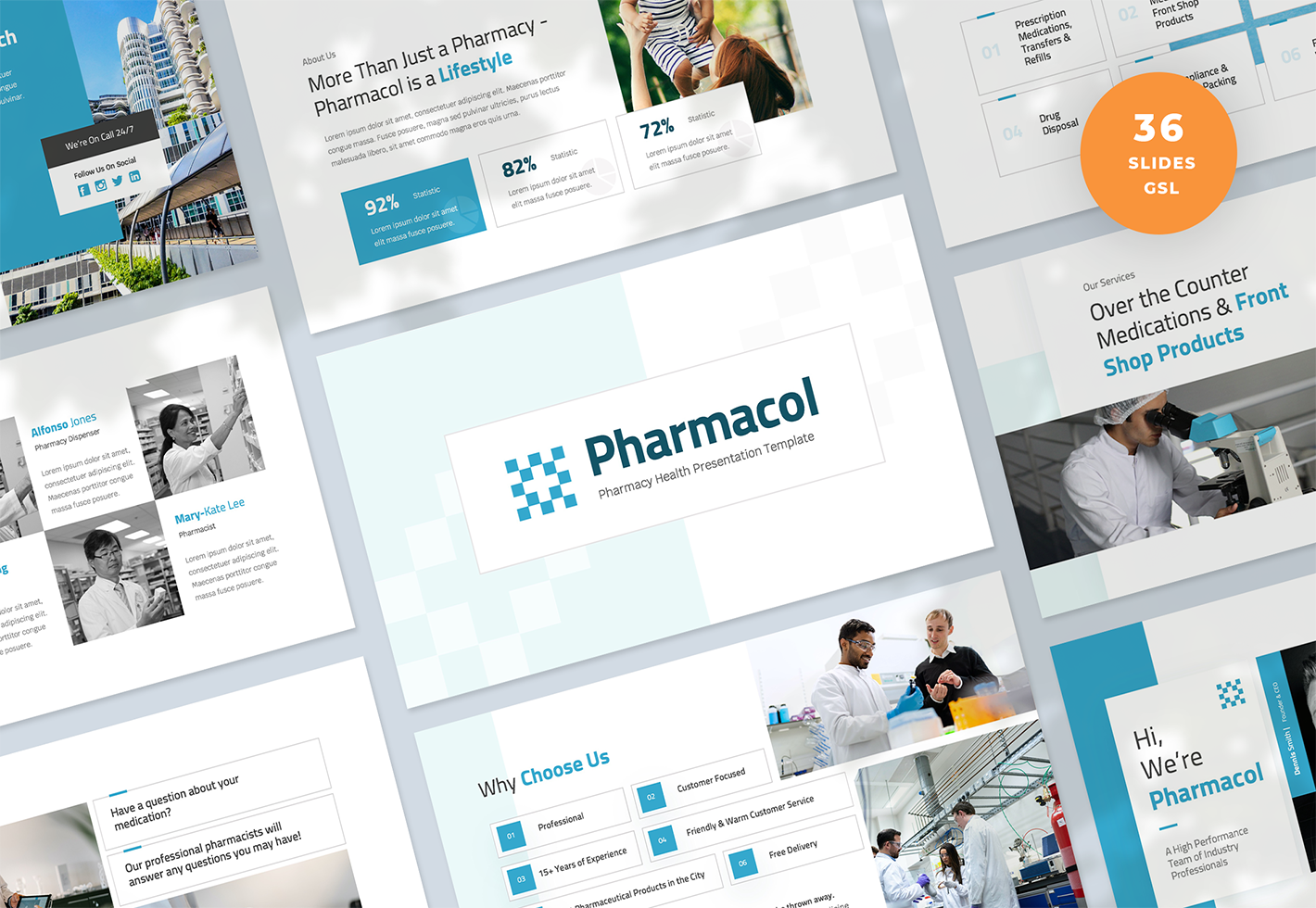 Kit Graphique #285780 Pharmacy Mdecine Divers Modles Web - Logo template Preview