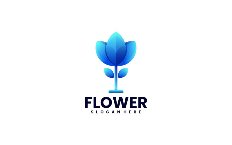 Flower Gradient Logo Style 1 Logo Template