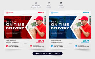 Home delivery and courier service template