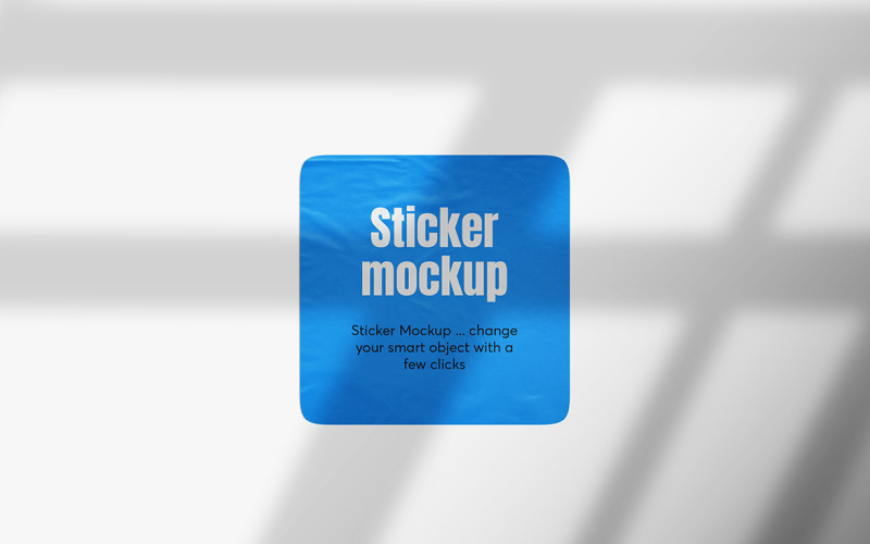 Square Sticker Mockup Vol 21 Product Mockup