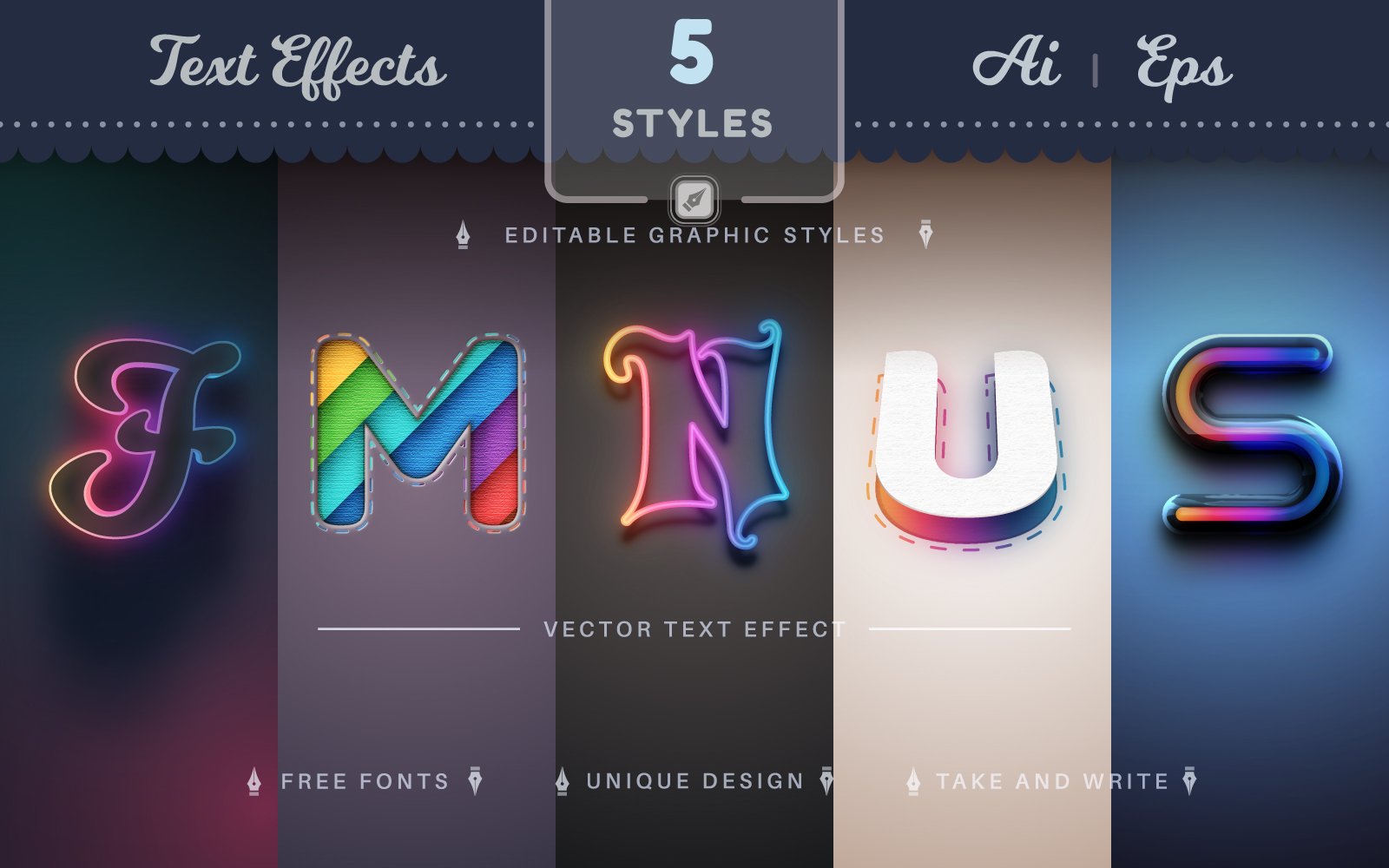 Kit Graphique #285843 Effet Font Web Design - Logo template Preview