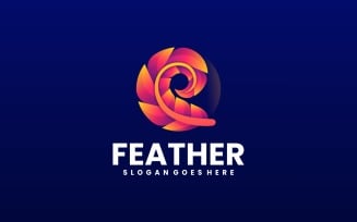 Feather Gradient Logo Style 1