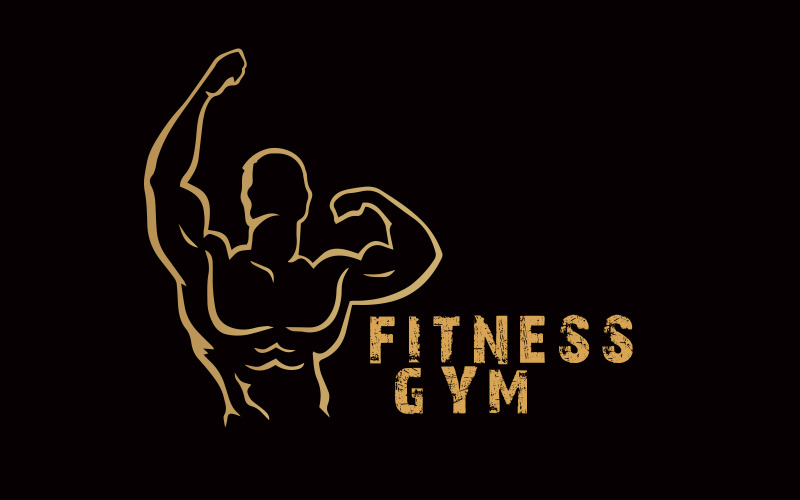 sports Fitness Gym LoTHE sports Fitness Gym Logogo Logo Template