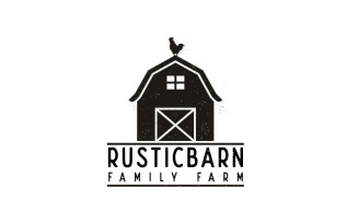 Vintage Retro Rustic Grunge Barn Farm Logo Design Vector Template