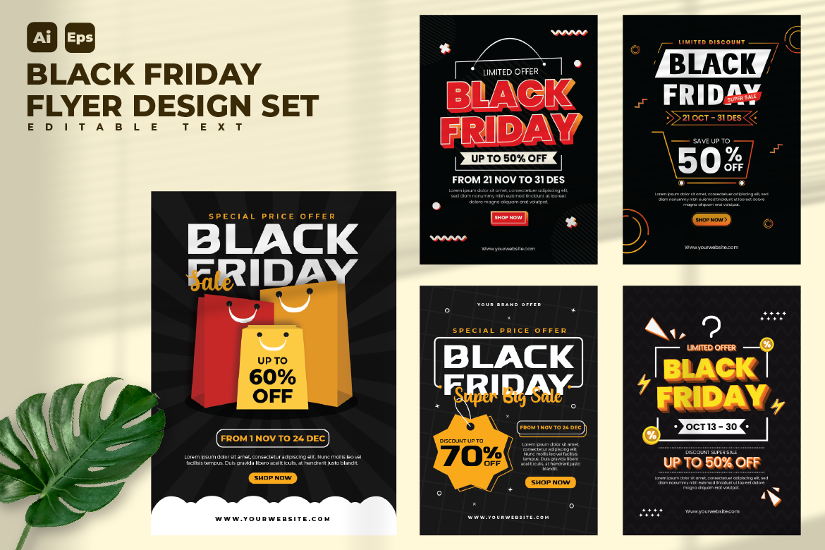 Black Friday Flyer Design Template V1