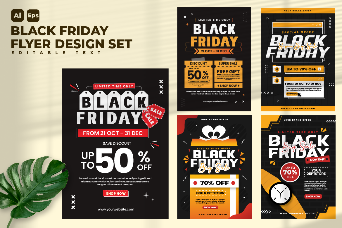 Black Friday Flyer Design Template V4