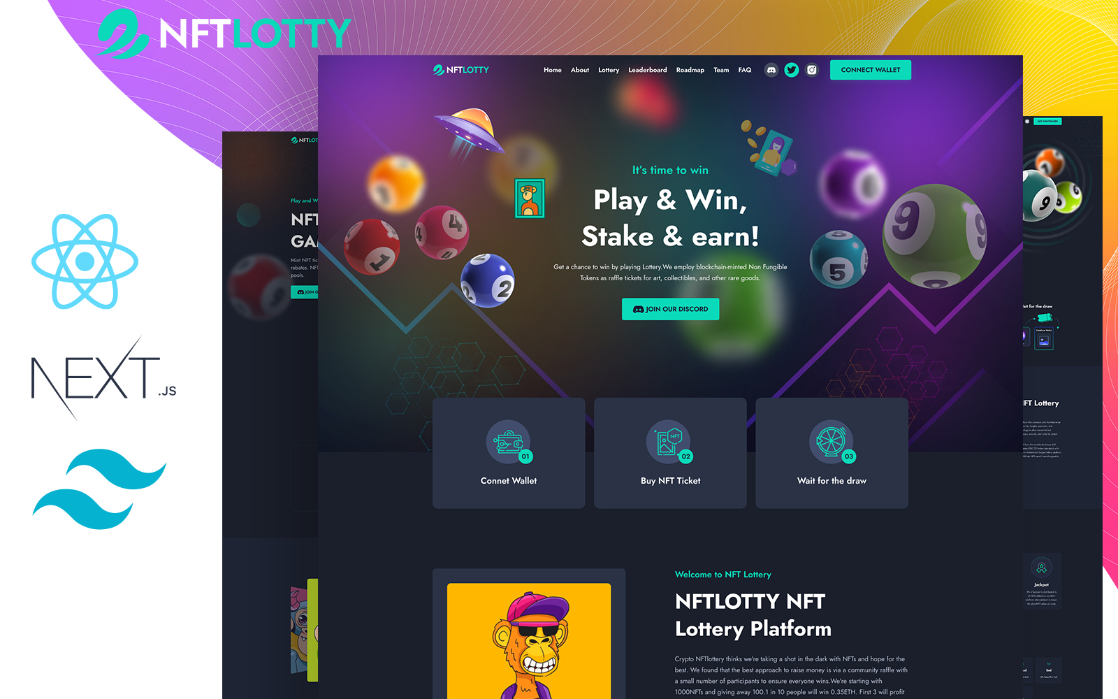 Template #285982 Landing Lottery Webdesign Template - Logo template Preview