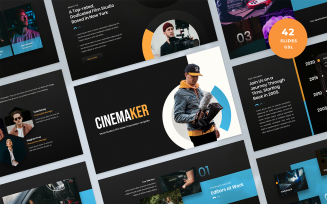Movie Studio and Film Maker Presentation Google SlidesTemplate