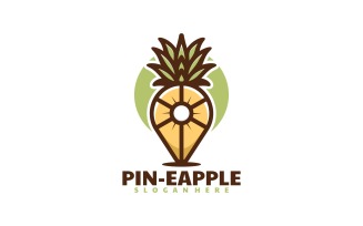Pin Pineapple Simple Logo