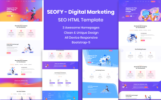 SEOFY - Digital Marketing & SEO HTML Template