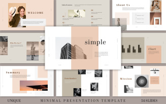 Simple Minimal Presentation Template