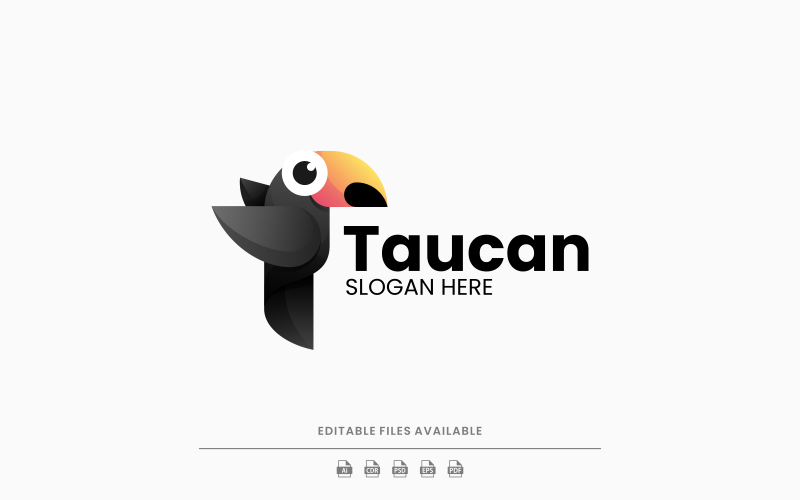 Toucan Gradient Logo Style 4 Logo Template