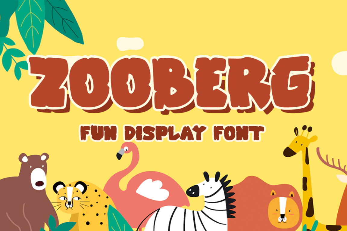 Zooberg - Cartoon Fun Display