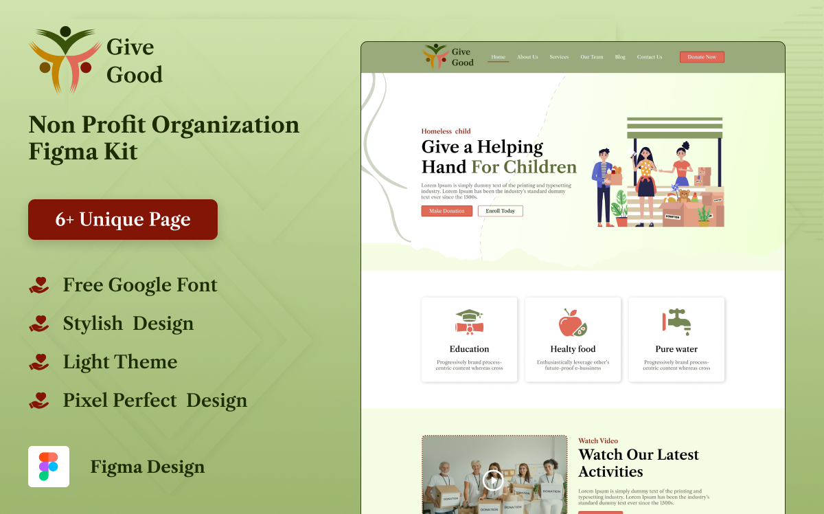 Kit Graphique #286065 Charit Ngos Web Design - Logo template Preview
