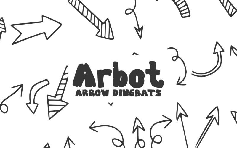 Ardot - Cute Doodle Dingbat Font