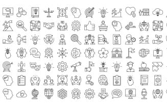 Skill Management bold vector Icons | AI | EPS | SVG