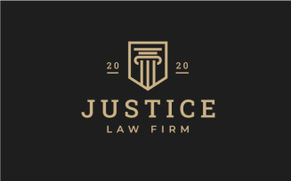 Law firm Logo, Universal Legal, Lawyer Logo Design Template