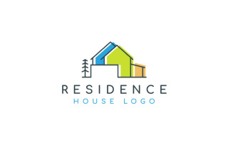 Simple House Logo Design Inspiration Vector