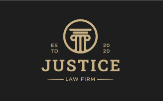 Universal Legal, Lawyer, Justice Scales For Law Firm Logo Design