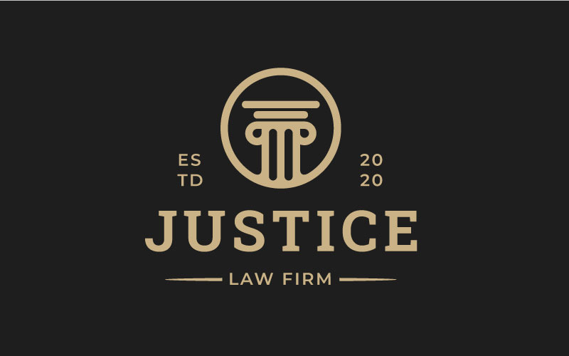 Universal Legal, Lawyer, Justice Scales For Law Firm Logo Design Logo Template