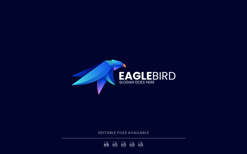 Eagle Gradient Logo Design 4 Logo Template