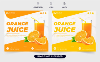 Orange juice social media marketing