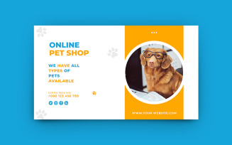 Pet Shop Social Media Post Template